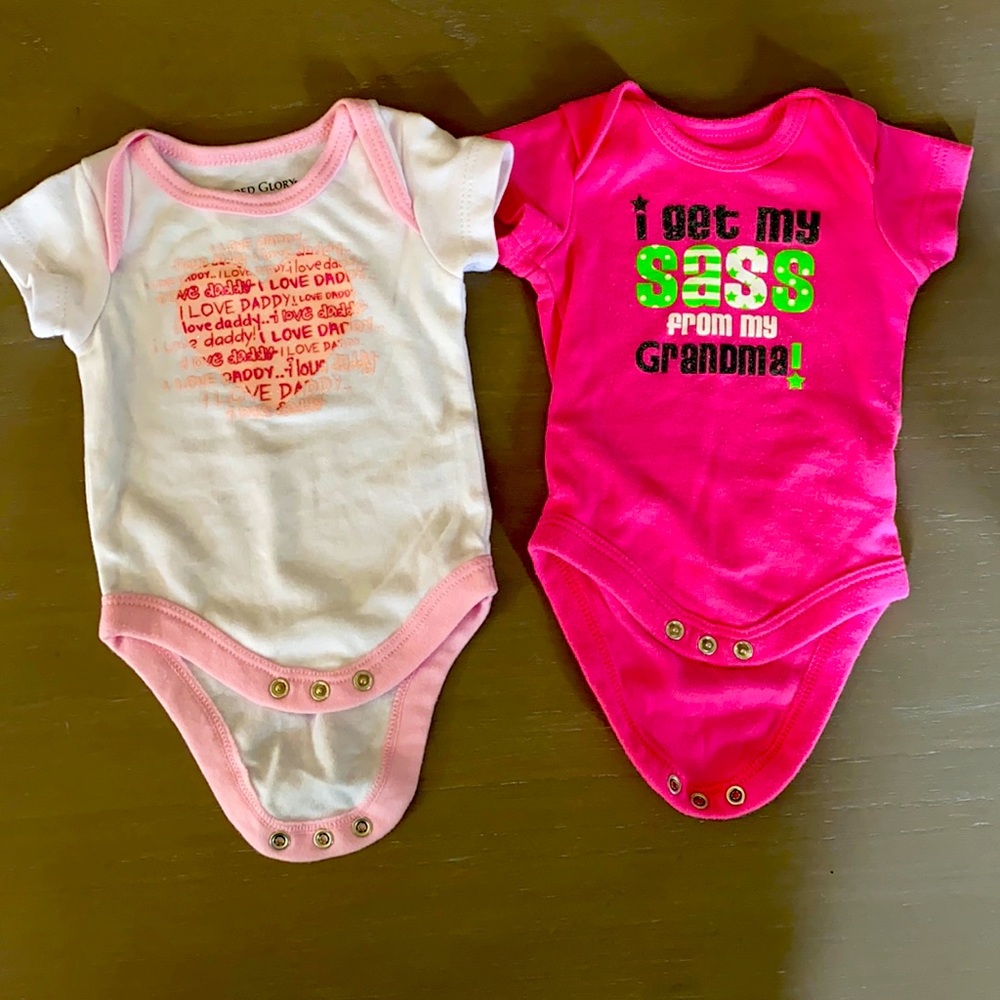 Daddy and Grandma Onesies
